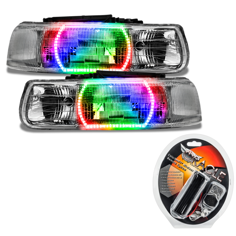 Chevrolet Tahoe Headlight Assemblies - ORACLE Lighting - ColorSHIFT - `00-`06 Chevrolet Tahoe Headlight Assemblies - ORACLE Lighting - ColorSHIFT - `00-`06